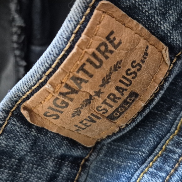 Levi Signature Mid Rise Skinny Jeans 22L 36x32 - Picture 5 of 5